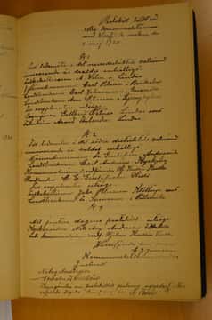 Extra Kommunalstämma 2 maj 1920, sida 1