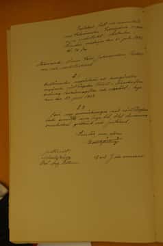 Valnämnden 25 juli 1923, sida 1